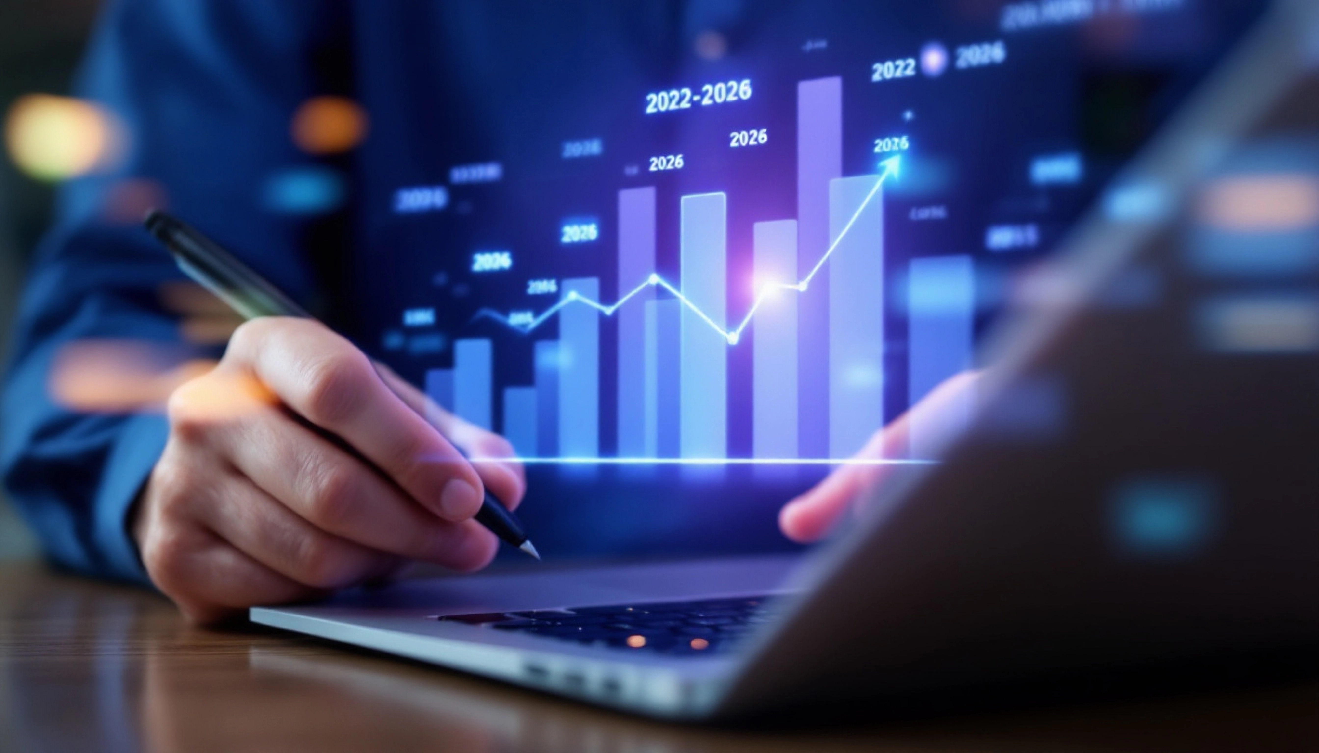 Financial growth chart